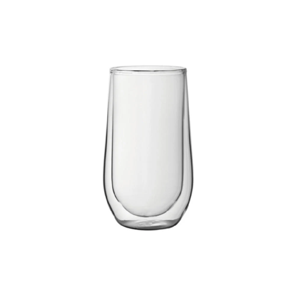 Steelite UR90019 15.25 Oz Double Wall Hiball Latte Glass Soda Lime - Case