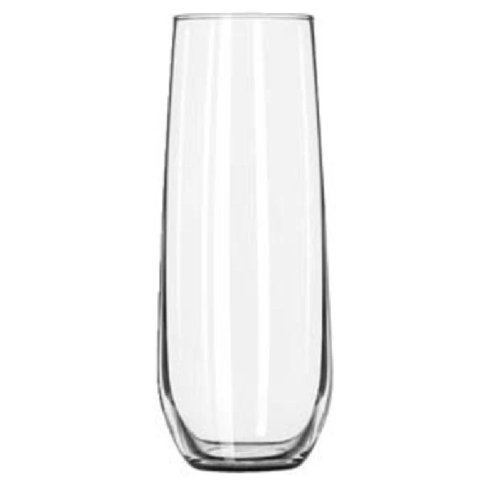 Libbey 228 8-1/2 Oz. Flute Glass with Safedge Rim Guarantee - Glass