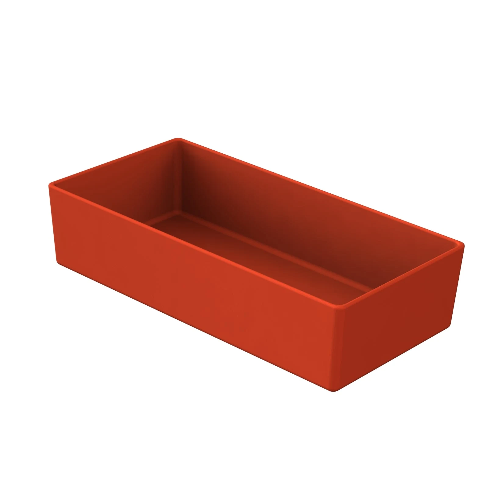Tablecraft CW4010CP 1.75 Qt Rectangular Cold Holding Bowl Aluminum Copper Finish