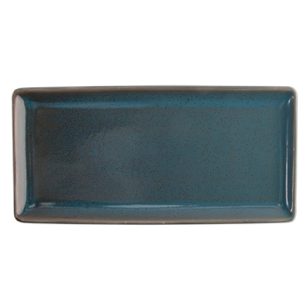 1880 Hospitality F1493020412 13 Inch Rectangular Appetizer Tray Porcelain Dusk