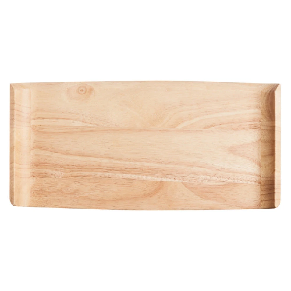 Arc Cardinal L9585 15-1/4 Inch x 7-3/8 Inch Rectangular Serving Tray Wood Natural