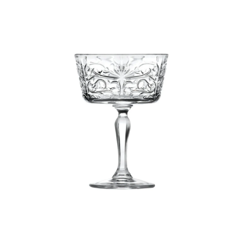 Steelite 676RCR378 9.0 Oz Champagne Saucer Tattoo Lead-Free Crystal