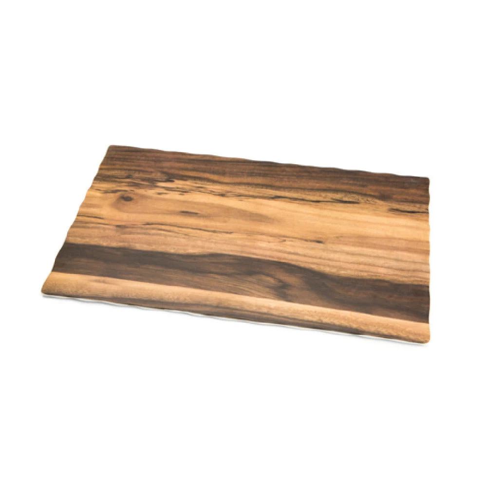 Steelite DFTRC2113AC 21 Inch Acacia Timbered Rectangular Display Tray