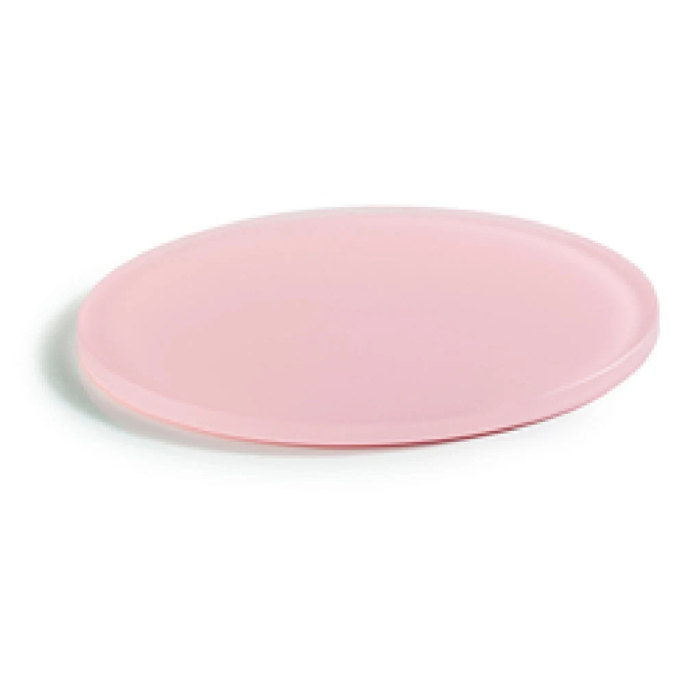 Revol 411621 7-3/4 Inch Round Tray Shockproof Stackable Resin Pink