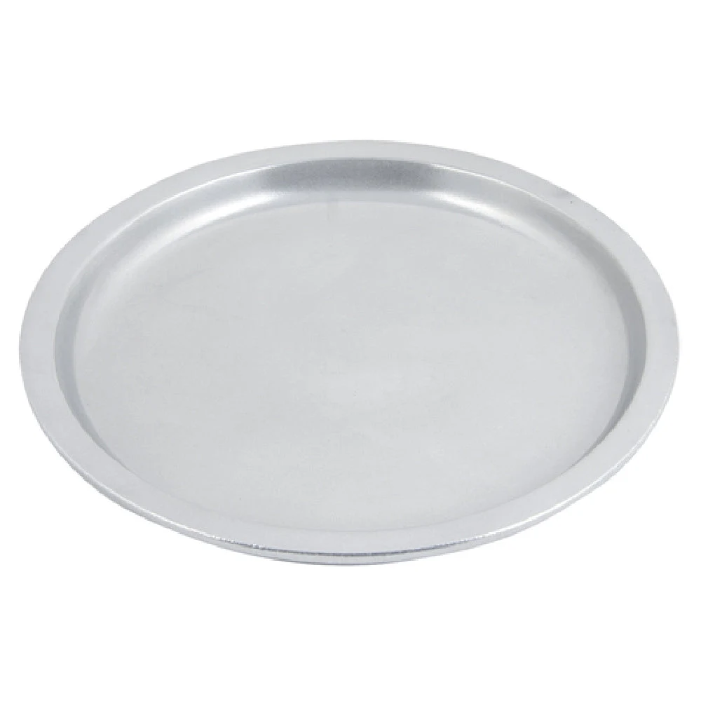 Bon Chef 15008 15 Inch Round Serving Tray Narrow Rim Aluminum Pewter-Glo Finish