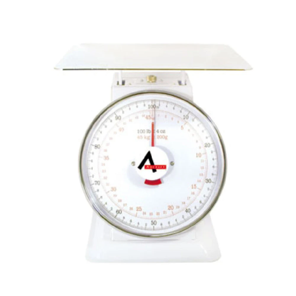 Admiral Craft SCA-100 100 Lb Portion Control Scale Dial Type Heavy Duty with Stainless Steel