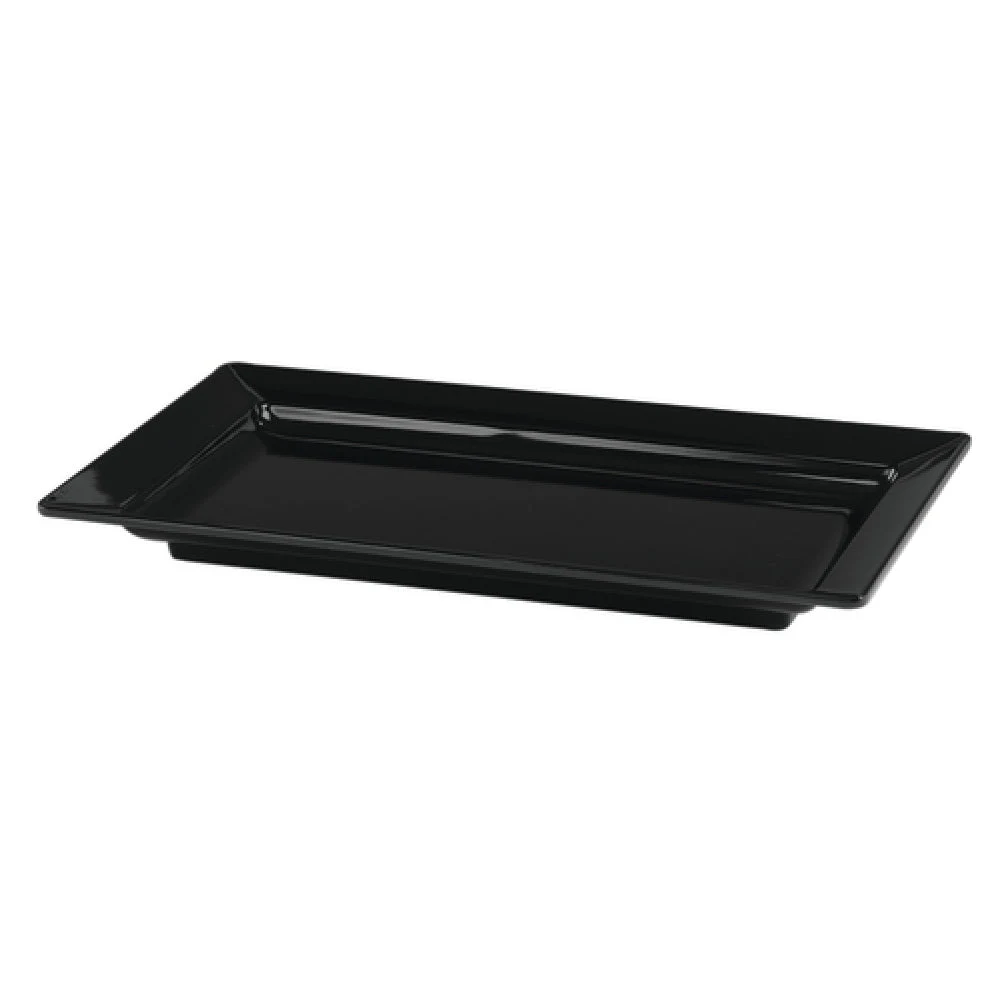 BauscherHepp M-74 14 Inch Serving Tray Black Chip and Stain Resistant Melamine