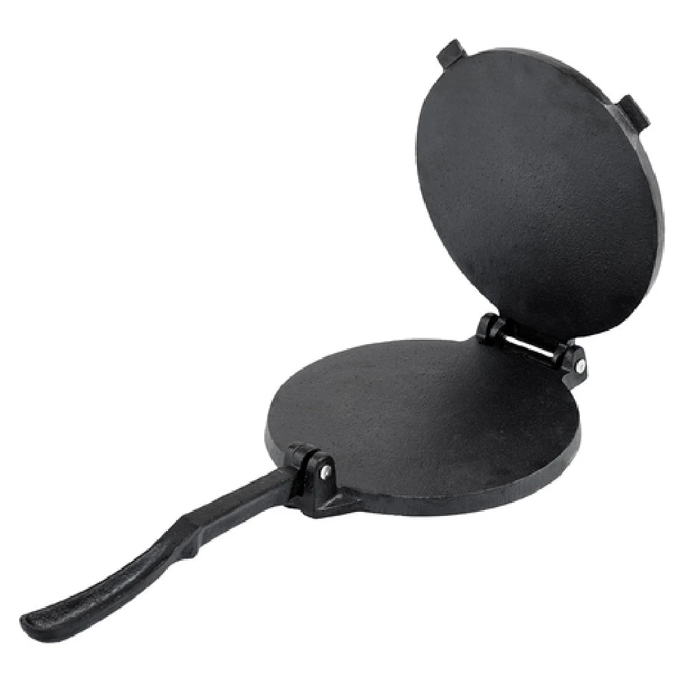 Winco TPC-8C 8 Inch Manual Tortilla Press with Integrated Handle Cast Iron
