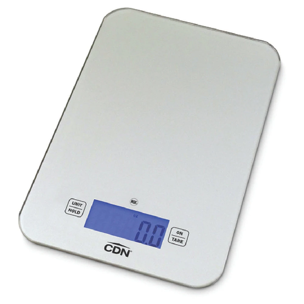 CDN SD1502-S 6 Inch Digital Portion Control Scale with Tare Function and Glass Platform