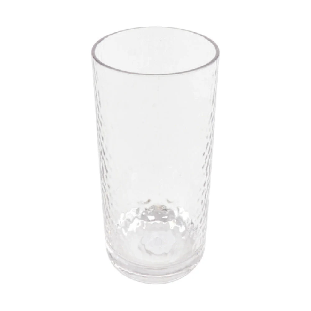 GET Enterprises HM-20CO-CL 20 Oz Cooler Cup SAN Clear Hammered Finish