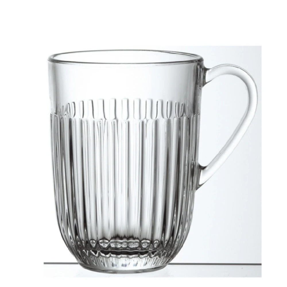 La Rochere North America 631301 13.5oz Clear Coffee Mug Durable and dishwasher safe 6 Packs