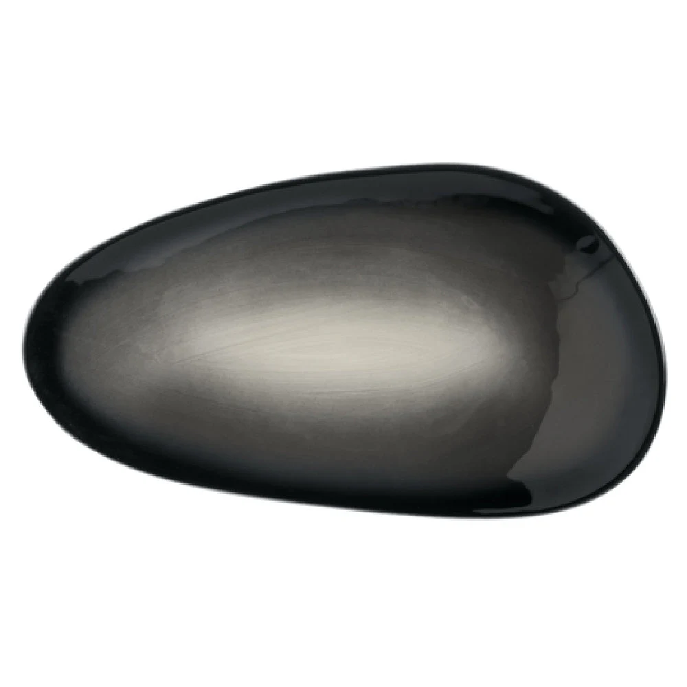 Libbey PEB-7-O 8-3/8 Inch Porcelain Tray Organic Shape High Gloss Finish
