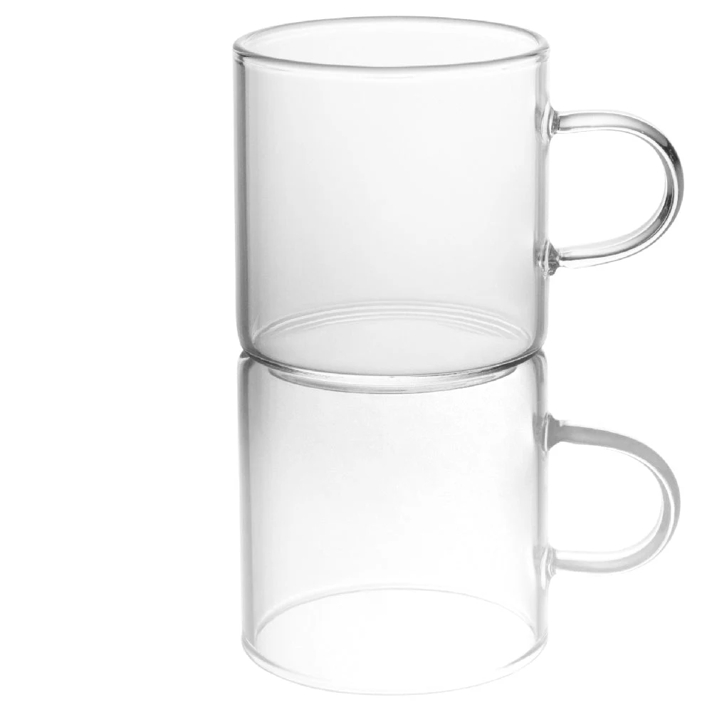 BauscherHepp 53.0120.0210 4.1 Oz Clear Glass Cup With Handle Round
