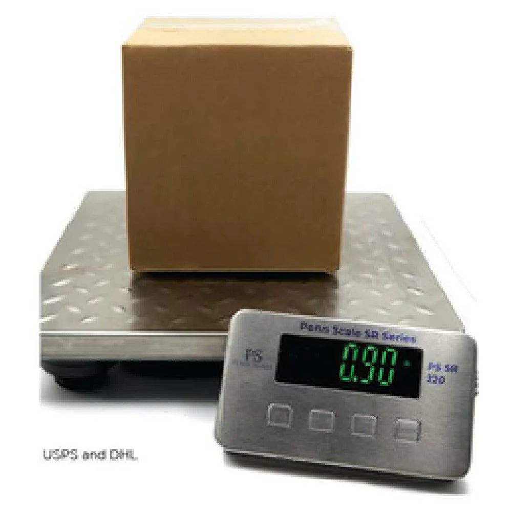 Penn Scale PS-SR440 11 Inch Digital Scale 440 Lb Capacity Food Safe Stainless Steel