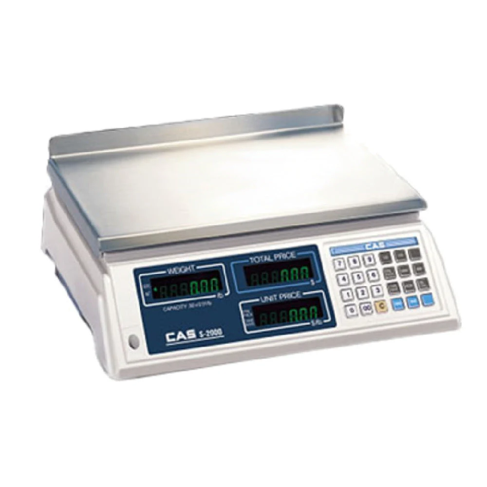 Penn Scale S2000-60LB 15 Inch Price Computing Scale Stainless Steel with VFD Display