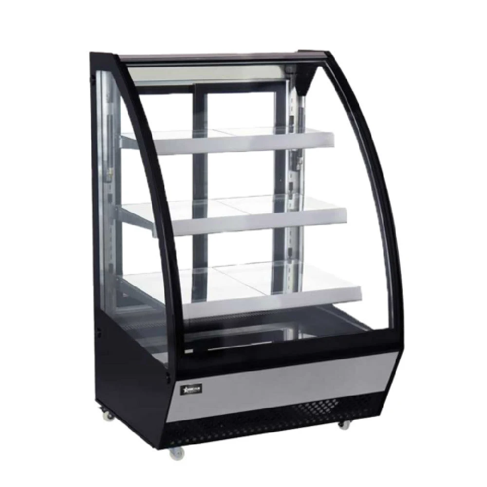 Omcan 48351 36 Inch Self-Contained Refrigerated Display Case 16.49 cu ft