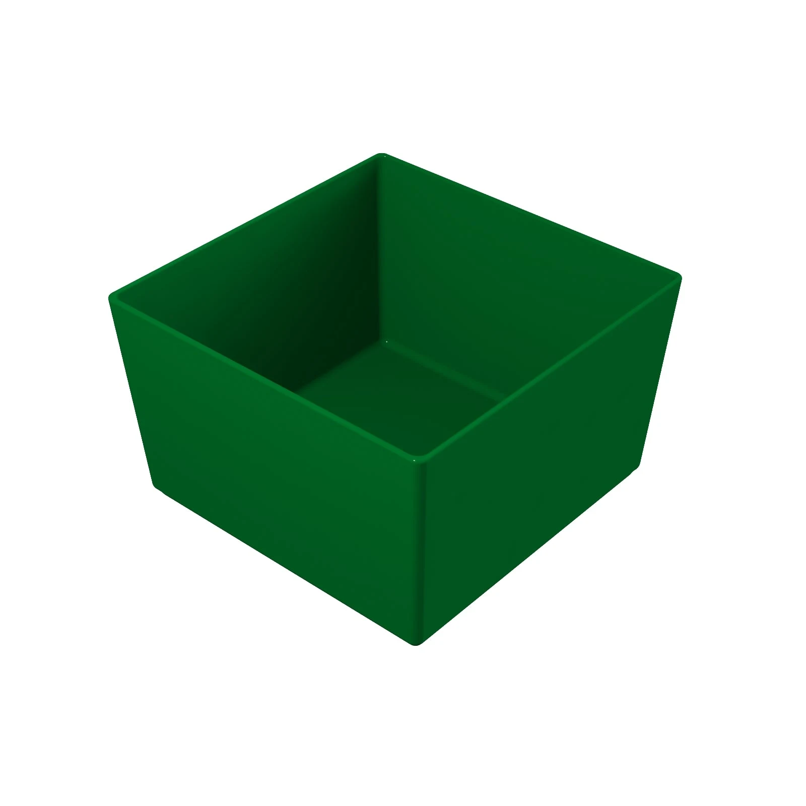 Tablecraft CW4036GN 9-5/8 Qt Bowl Cold Holding Square Metal Green Finish