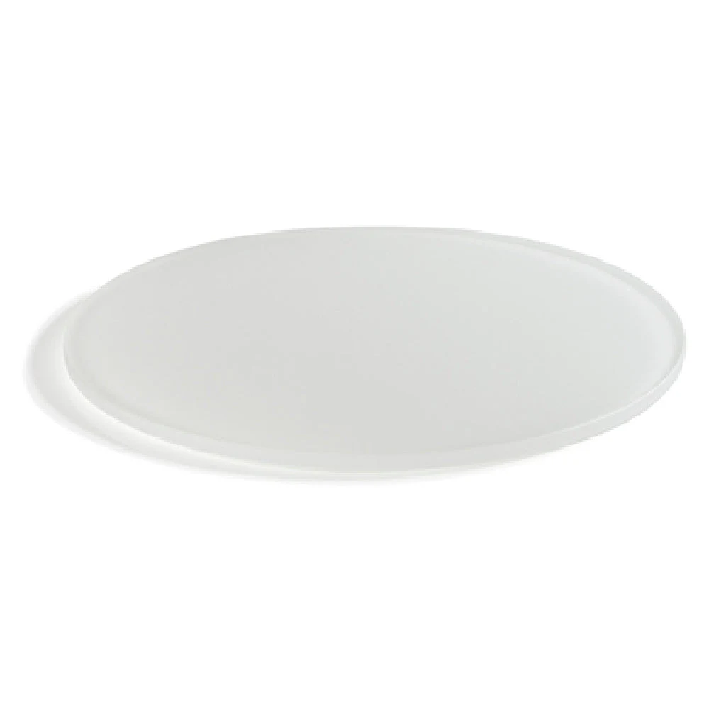 Revol 411138 11-3/4 Inch Nacryl Resin Tray Round Stackable Shockproof White