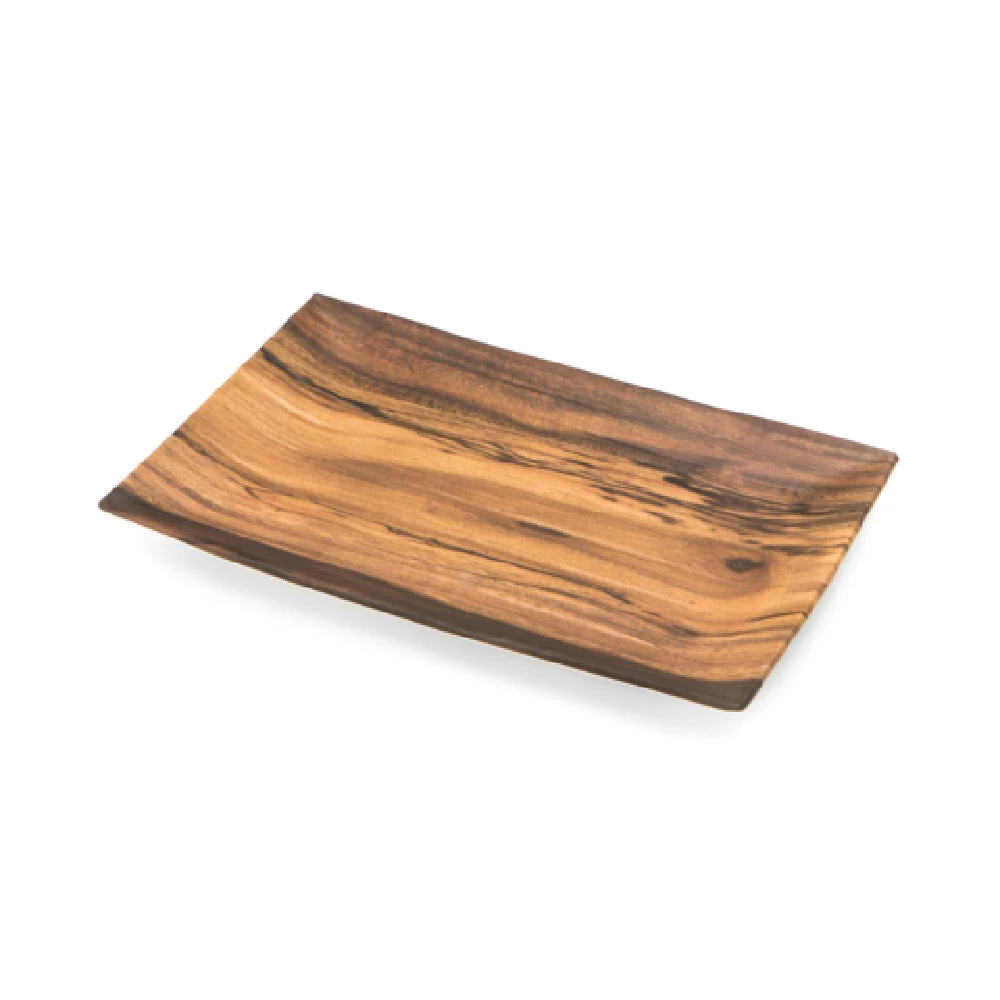 Steelite DFTRC149AC 13 Inch Tray Acacia Timbered Melamine Rectangular