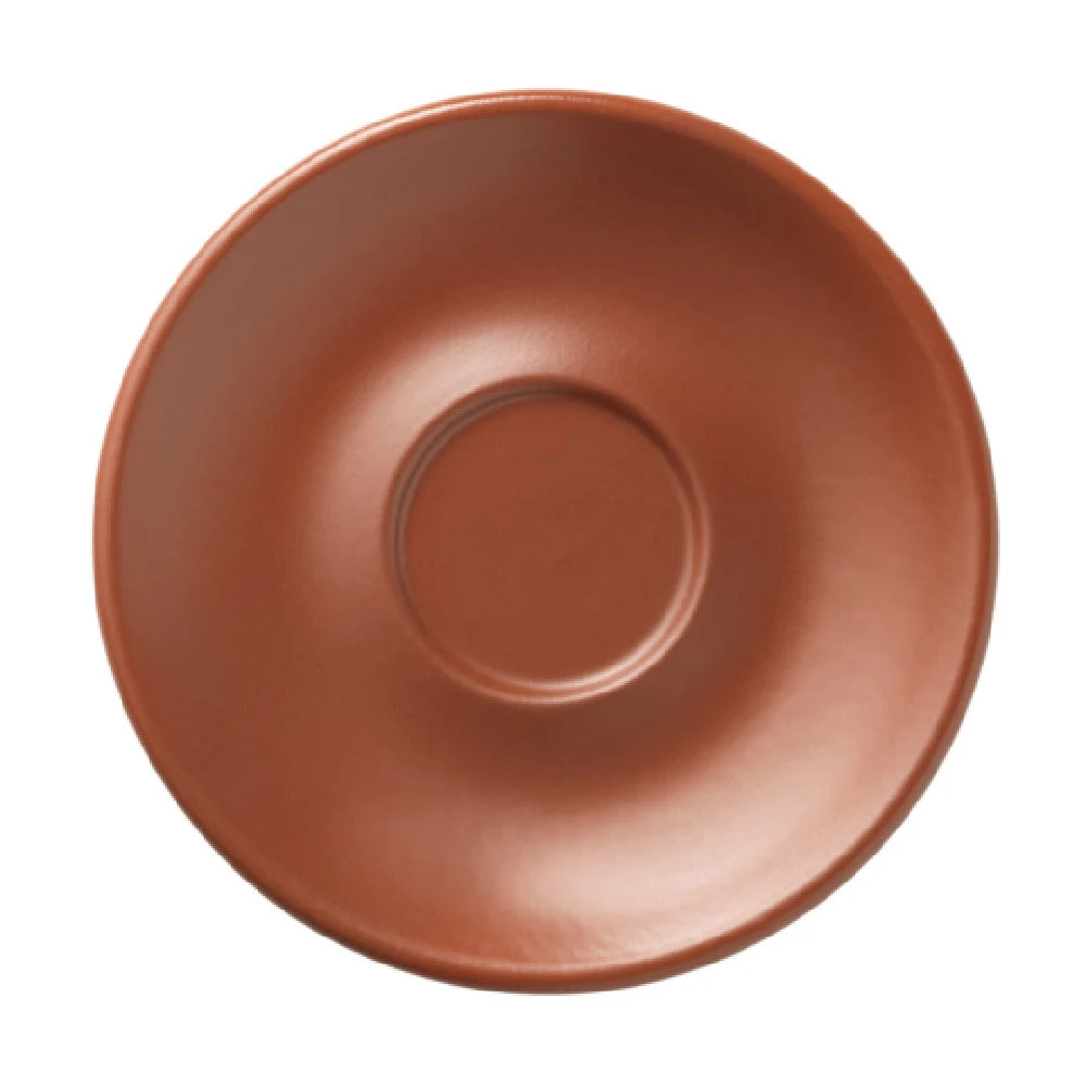 Libbey DRI-14-C 6 Inch Diameter Round Saucer Satin Matte Porcelain