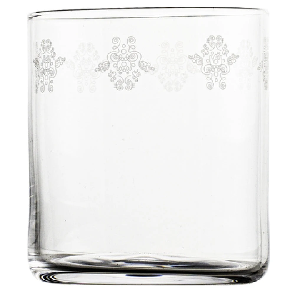 Hospitality Brands ERHGF1000-024 10 Oz Lead-Free Crystal Rocks Glass Handmade