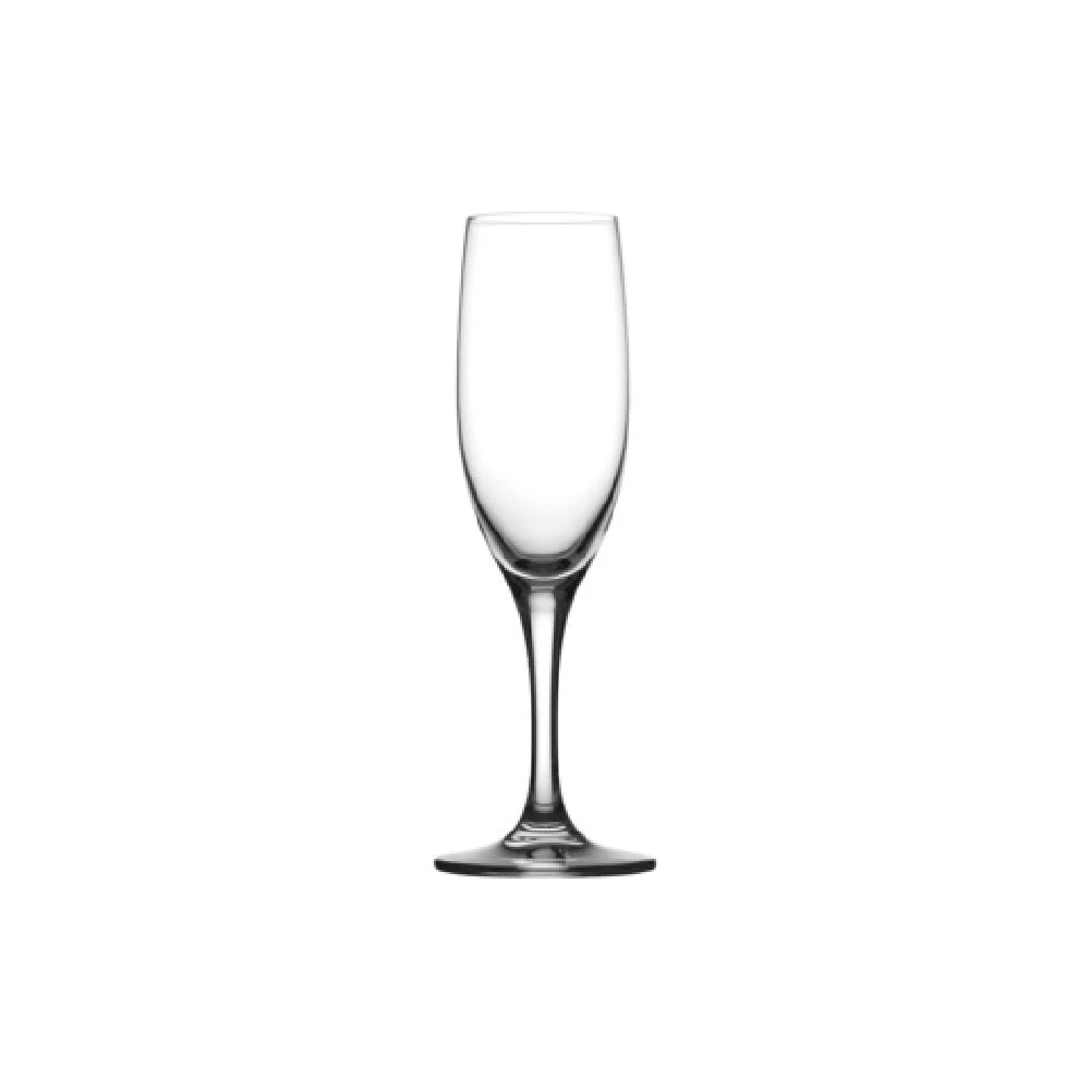 Steelite P67009 6.75 Oz. Flute Glass Lead Free Crystal Clear - 2 Dozen Packs