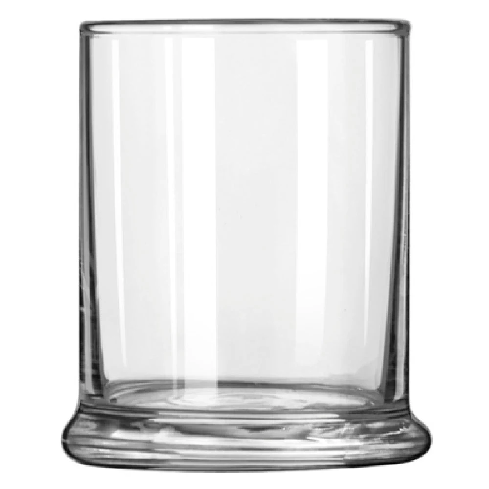 Libbey 477 8 Oz Glass Storage Jar Clear with Tempered Design 12 Packs
