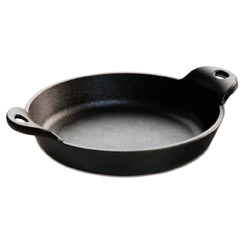 JB Prince R670 14 Oz. Cast Iron Server Round 6-2/5 Inch Black