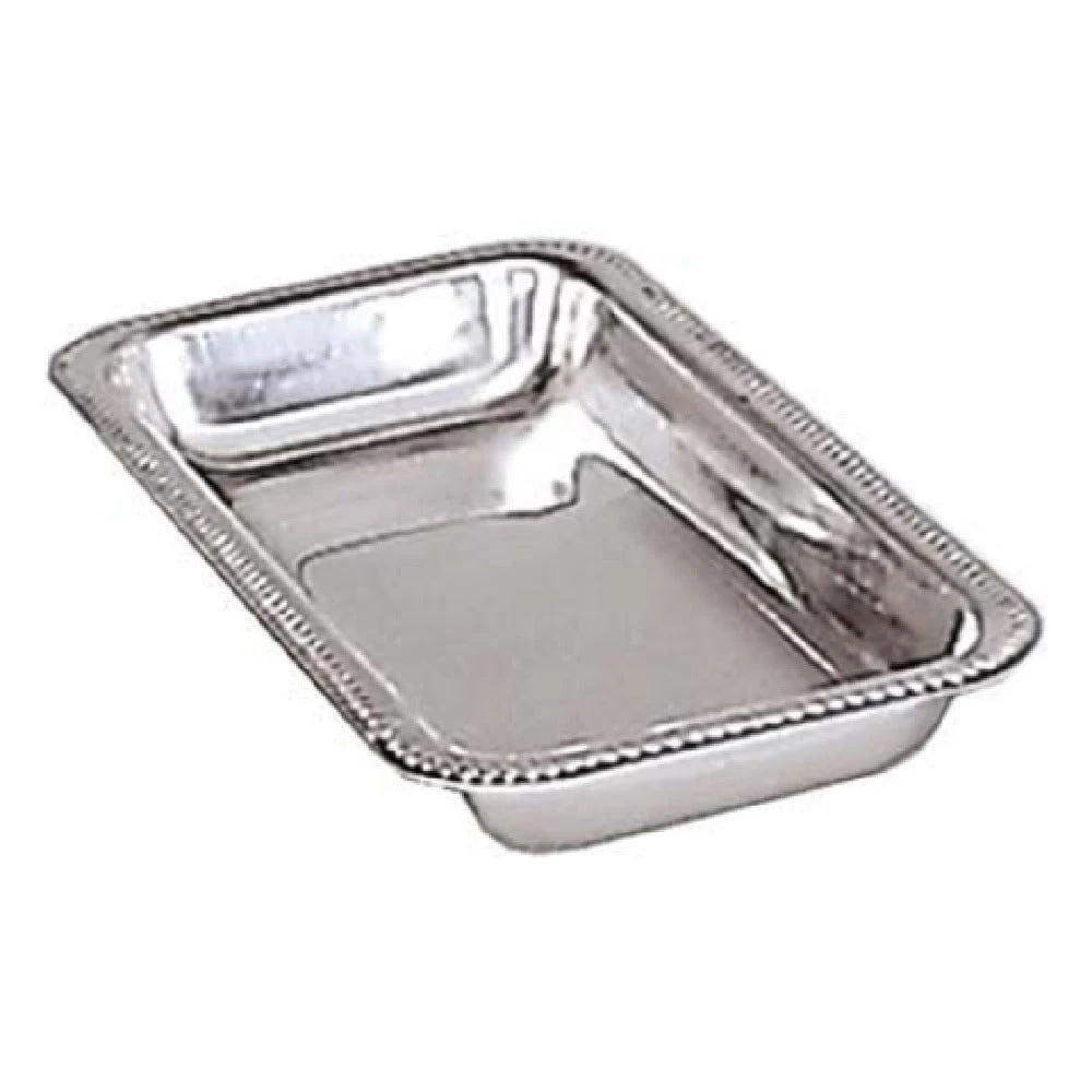 Admiral Craft SCT-11 11 Inch Celery Bread Tray Gadroon Edge Stainless Steel