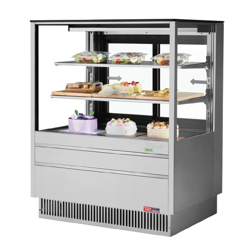 Turbo Air TCGB-36UF-S-N 36 Inch Refrigerated Display Case 11.8 Cu. Ft. Capacity