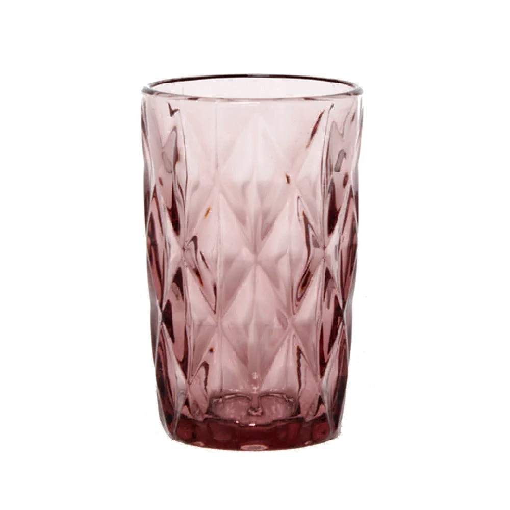 Hospitality Brands FG879011-016 13 Oz Textured Violet Hi Ball Glass
