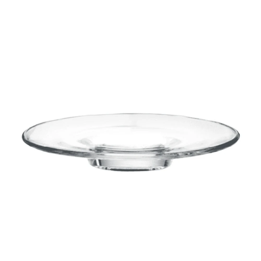 Anchor Hocking 1P01672 4-1/4 Inch Glass Espresso Saucer Clear Round