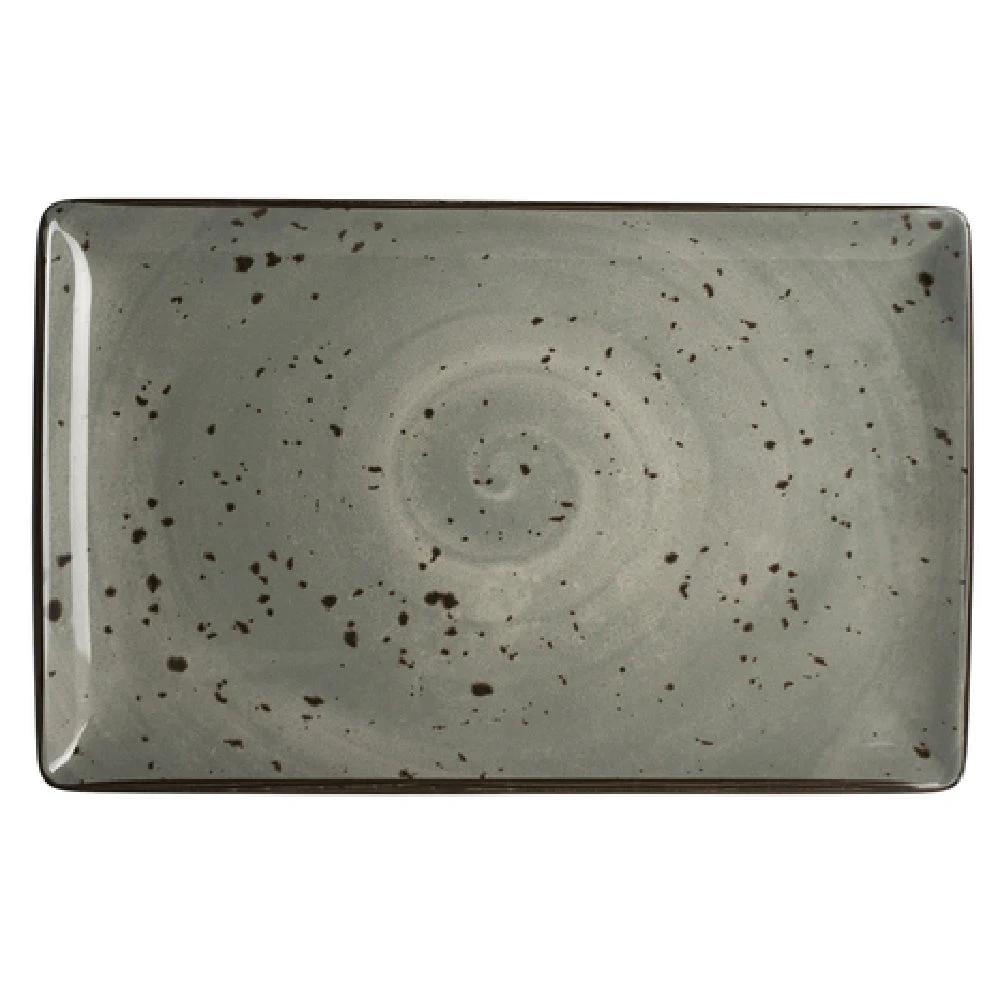 Steelite 7065MM300 12 Inch Rectangle Tray Urban Melamine Smoke Gray