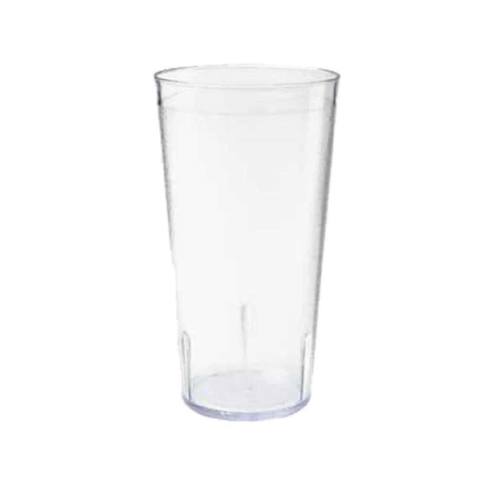 GET Enterprises 6624-1-CL 24 Oz Tumbler Clear Textured BPA Free Plastic