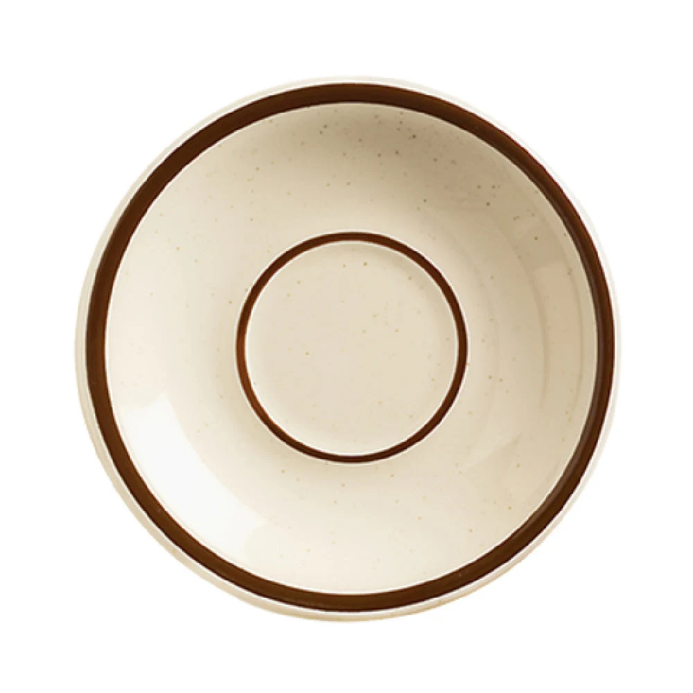 Libbey DSD-2 6 Inch Saucer Durable Stoneware Narrow Rim Cream White