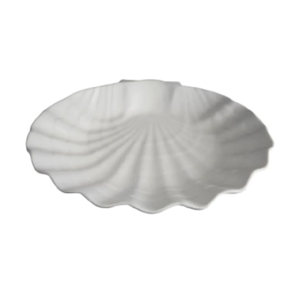 GET Enterprises SC075MC 338.1 Oz Bugambilia Shell Bowl Aluminum Mocha