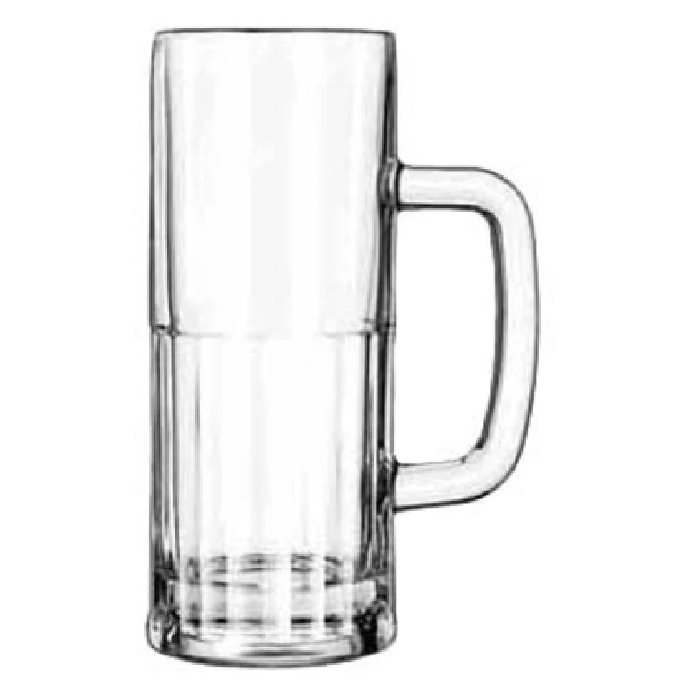 Libbey 5360 22 Oz Glass Beer Mug Clear Durable Commercial Grade 12 Packs
