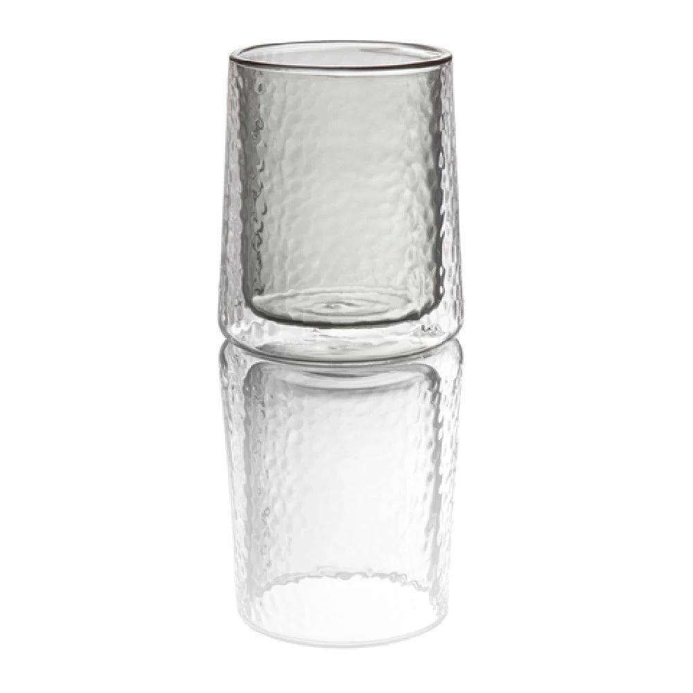 BauscherHepp 53.0063.0209 10.1 Oz Round Double Walled Glass Smoke 4 Packs