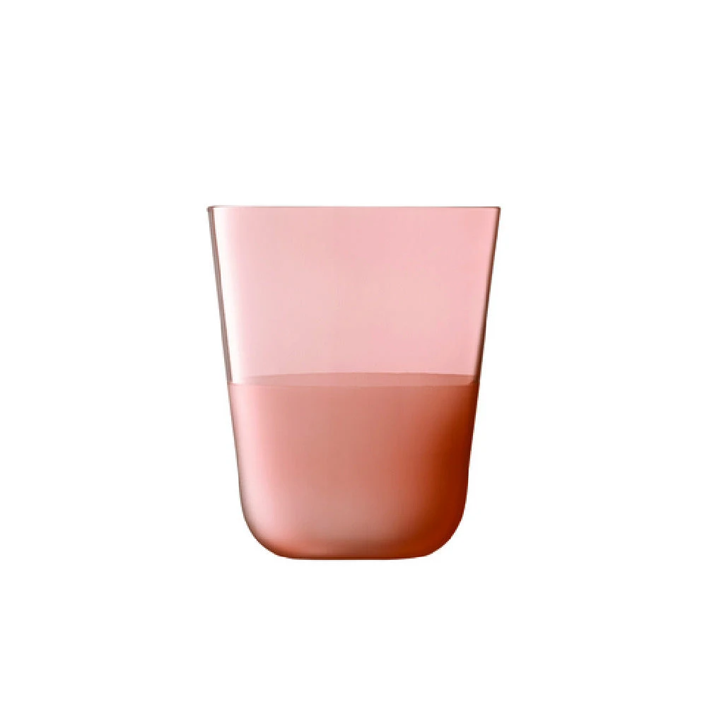 Hospitality Brands HGLAC13-002 13.25 Oz Stackable Water Tumbler Coral Glass