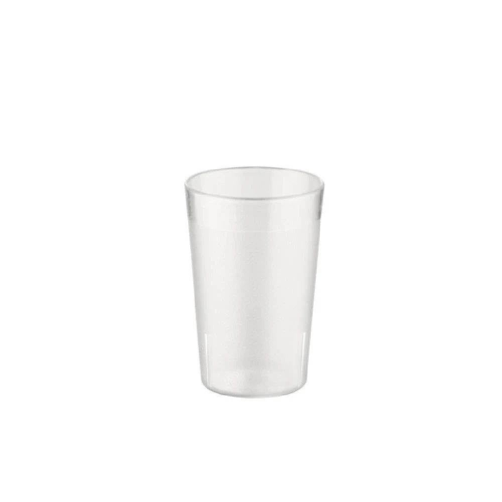 Stanton Trading PT05-C 5oz Pebbled Tumbler Clear SAN Plastic Dishwasher Safe