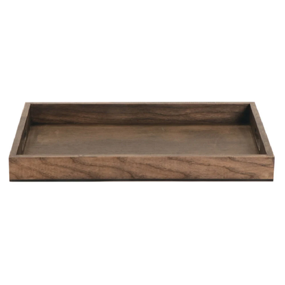 GET Enterprises WD-15-ASH 18 Inch Taproot Serving Tray Wood Rectangular with Handles