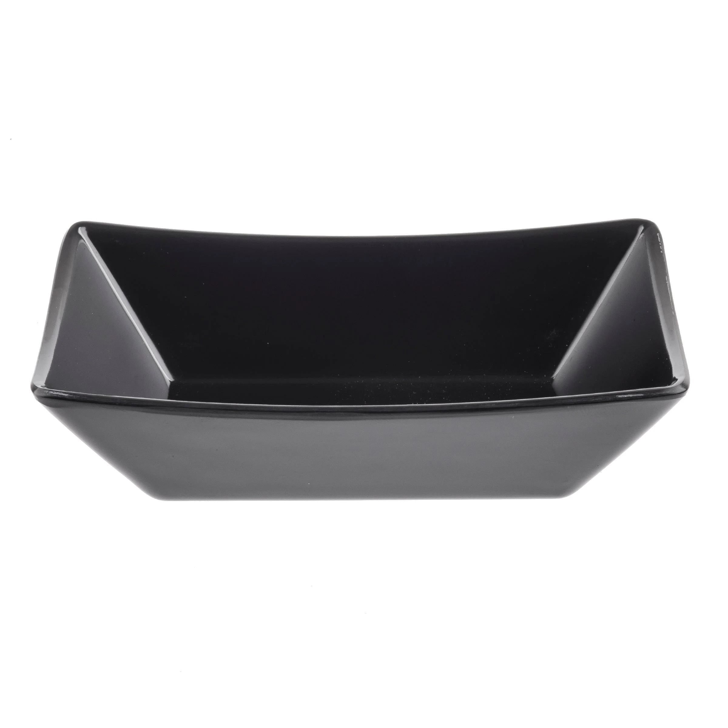 Tablecraft 20028BK 6 Oz Fry Tray Small Melamine Dishwasher Safe Black