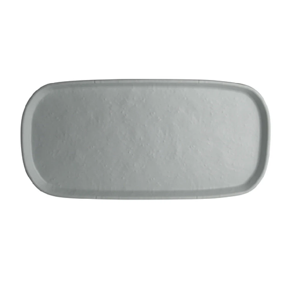 Steelite 7182TM521 14.5 Inch Rectangular Serving Tray White Melamine with Creations