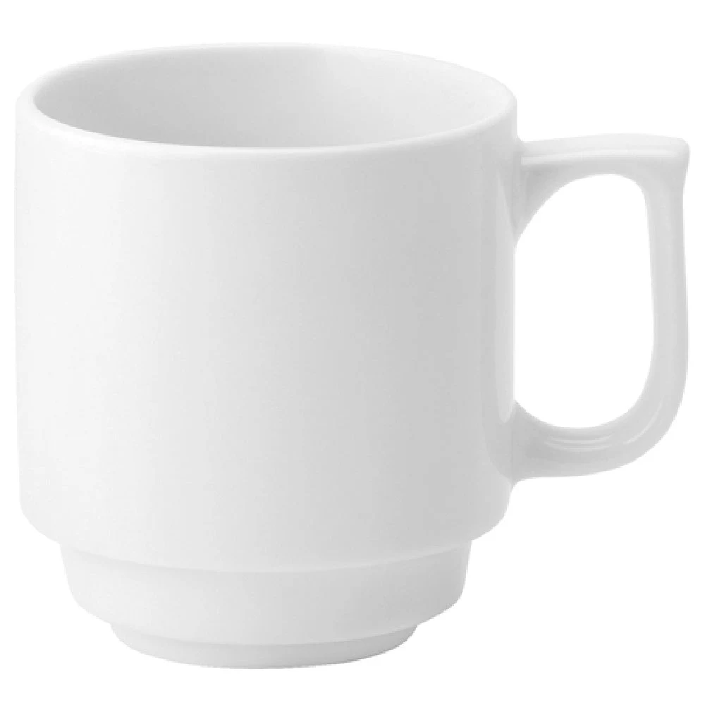 Tableware Solutions USA PWE90028 Mug 10 Oz Handled China Pure White