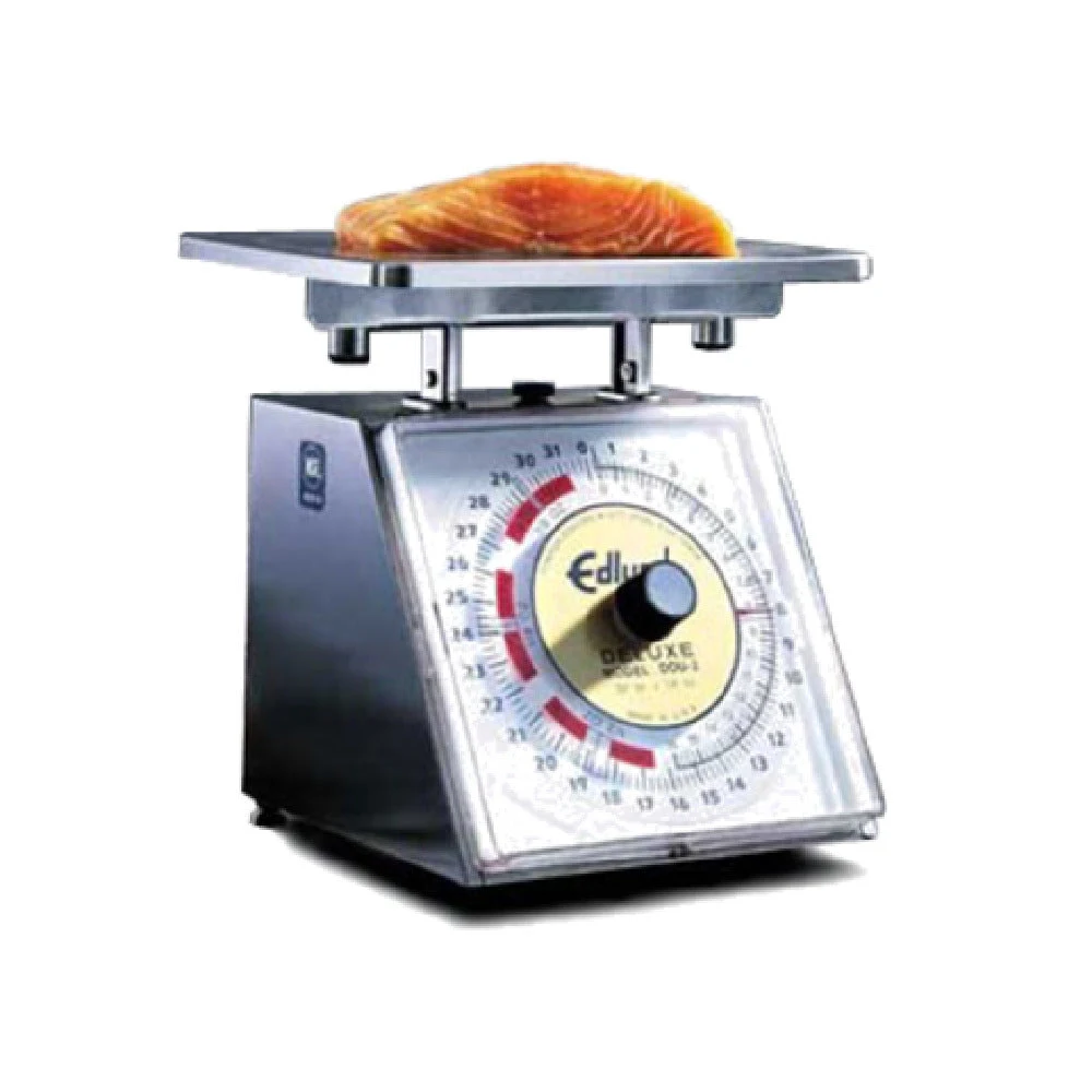 Edlund DCF-2 32 oz Scale Portion Fixed Dial Heavy Duty Countertop Stainless Steel with Air Dashpot