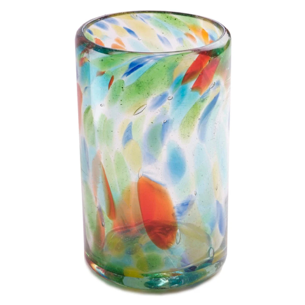 Orion Trading & Design G03-MM Confetti Tumbler Glass 16 Oz. 3-1/8