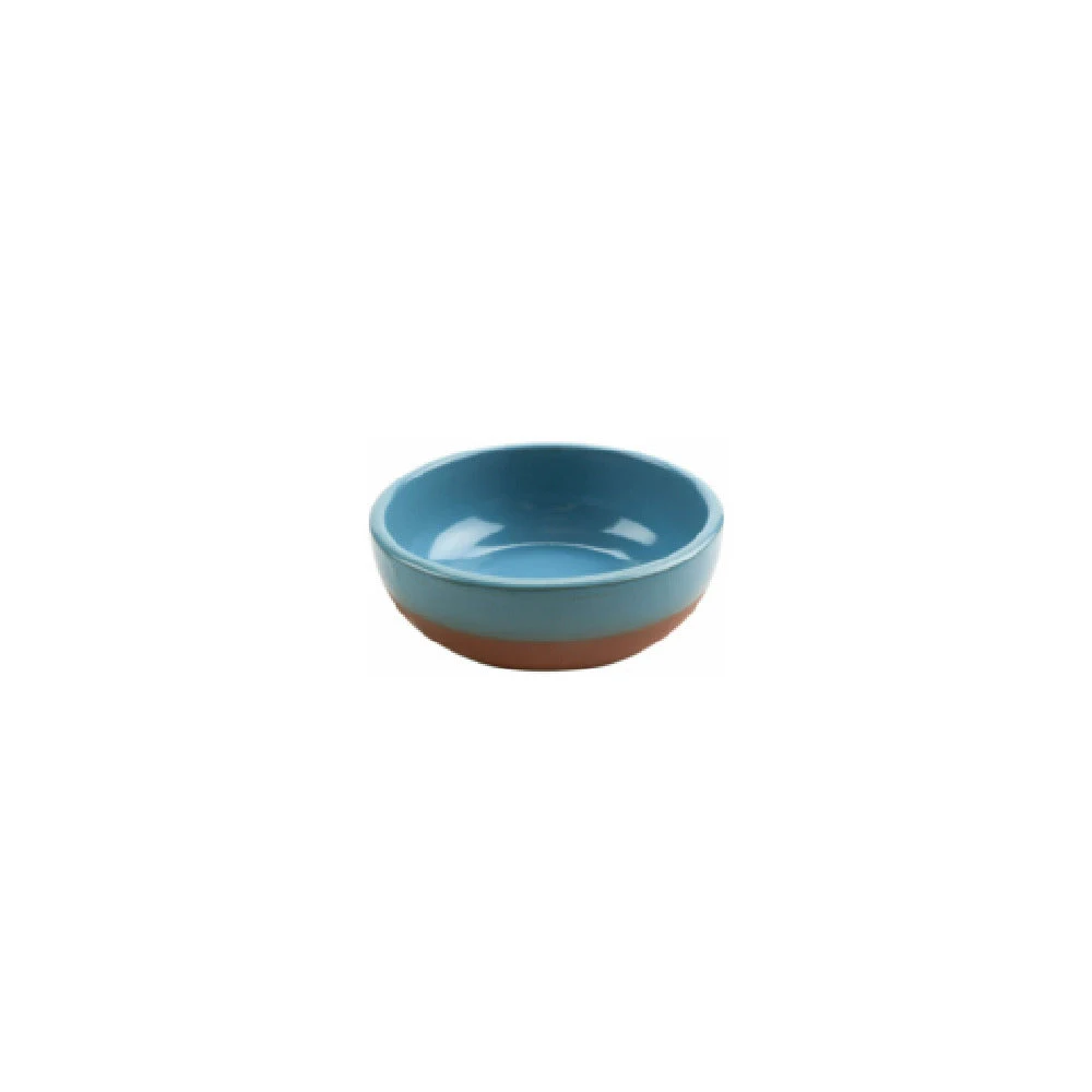 GET Enterprises SH.AZC-0613RBLU 5.51 Inch Deep Bowl with Blue Terracotta Finish