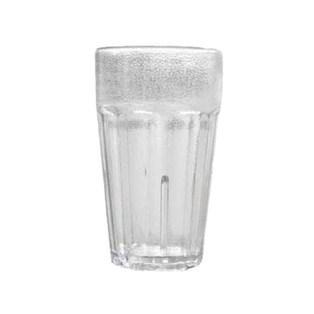GET Enterprises 9921-1-CL 20 Oz Clear Pebbled Tumbler SAN Plastic 6 Packs