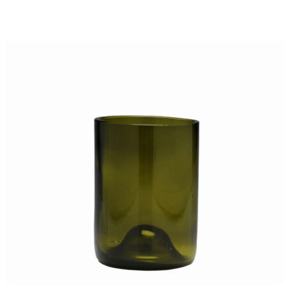 Fortessa 1002.1 12 Oz Vintage Olive Green Glass with Dishwasher Safe Design