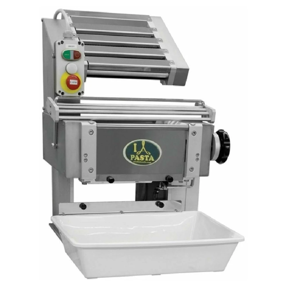 Arcobaleno Pasta Equipment AMF230 9 Inch Dough Sheeter and Pasta Cutter Countertop